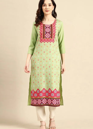 Muslim Women Casual Comfortable Kurt Dress Straight Tube Ethnic Peacock Abito Donna Musulmana Girls Prayer Dress