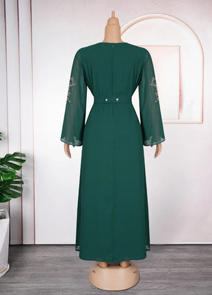 2025 Abayas For Women Dubai Luxury African Muslim Fashion Dress Caftan Marocain Evening Party Dresses Boubou Robe Djellaba Femme