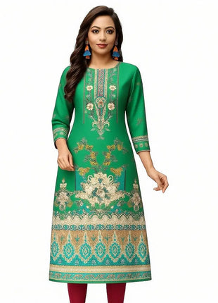 Muslim Kurt Women Casual Fashion Dress Peacock Straight Tube Casual Turkish Abaya National Style Islamische Kleidung Slit hem