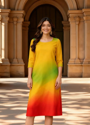 Muslim Kurtta Women's Fashionable Turkish Abaya Dress 2026 Straight Tube Slit hem Casual Ethnic Middle Eastern Arabic Dress