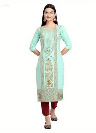 Muslim Women's Casual Fashionable  Kurt Straight Tube Ethnic Slit hem Takchita Dress Abito Donna Musulmana Girls Prayer Dress
