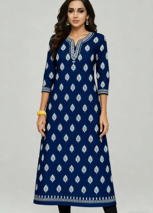 National style Women Kurt Casual Dress Long Sleeve Straight Casual Ethnic Flower Mandarin 3D Design Suitable Ladies Abaya Muslim