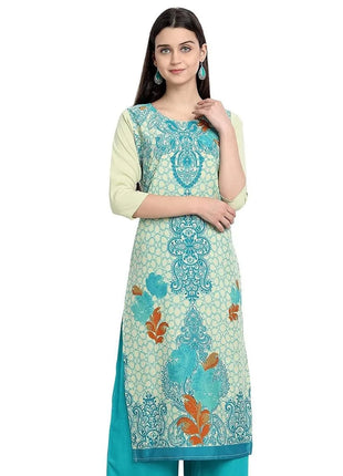 Muslim Kurtta Women's Casual Fashion Dress National Style Straight Tube Casual Ethnic Abito Donna Musulmana Slit hem