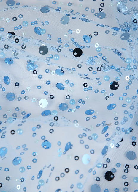 40 Colors 3mm 5mmTulle Bridal Dress with Sequins Iridescent Embroidery Tube Beading Boning Cord Lace Trim Formal Wedding Gown