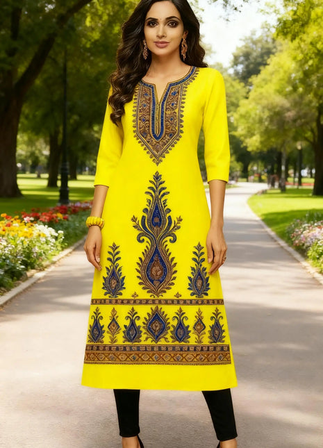 Muslim Kurt Casual Fashion Dress Long Sleeved Straight Tube Casual Ethnic Flower Abaya Women Muslim Dress Peacock Sleeve Abaya