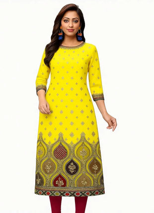 Muslim Women's Kurt Fashionable And Elegant Peacock Straight Tube Casual Comfortable Dress 2026 Abito Donna Musulmana Slit hem