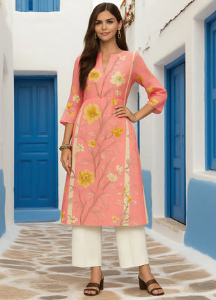 Muslim Women's Casual Fashionable  Kurt Dress Straight Tube Ethnic Moroccan Takchita Dress Abaya Robe Longue Femmes Musulmane