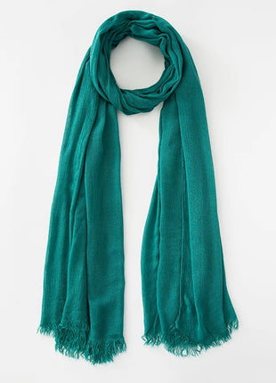 61 Colors Soft Cotton Viscose Scarf Rayon Material Muslim Hijab Mid Eastern Plain Solid Color Headscarf With Tassel