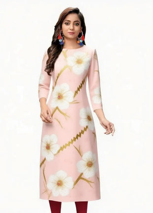 Muslim Kurtta Women's Turkish Abaya Comfortable Kurt Dress Straight Tube Slit hem Peacock Casual Ethnic Middle Eastern Arabic