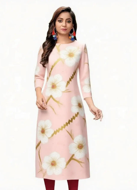 Muslim Kurtta Women's Turkish Abaya Comfortable Kurt Dress Straight Tube Slit hem Peacock Casual Ethnic Middle Eastern Arabic