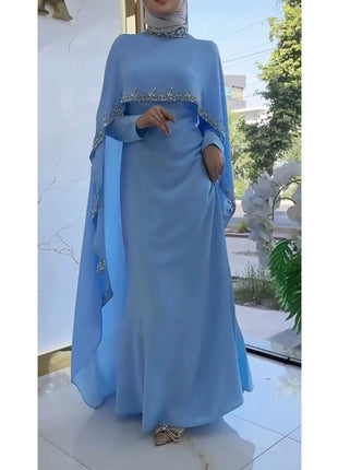 Eid women Dress abaya muslim Ramadan Jalabiya Embroidery Party Dresses Dubai Long Robe Morocco Kaftan Islam Vestidos Largos 2025