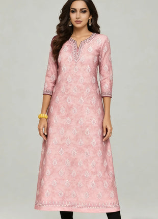 National style Women Kurt Casual Dress Long Sleeve Straight Casual Ethnic Flower Mandarin 3D Design Suitable Ladies Abaya Muslim