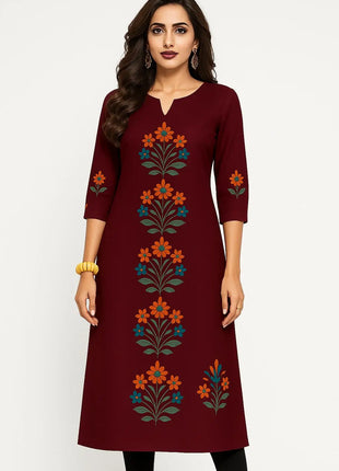 Muslim Dress Kurt Women's Fashionable And Elegant Straight Tube Casual Colorful Floral Pattern Kimono Femmes Musulmane