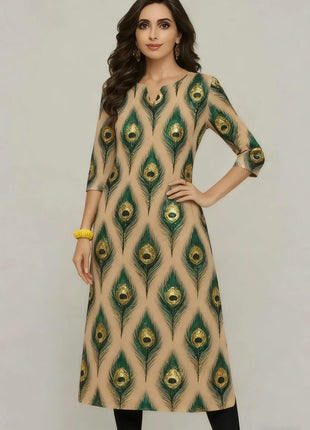 Muslim Kurtta women's Casual Fashion Dress National style Straight Tube Casual Ethnic Flower Round Neck Regular Design Sense