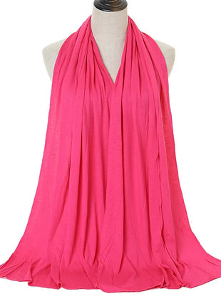 Premium Modal Cotton Jersey Hijab Scarf Muslim Long Shawl Women Plain Soft Turban Tie Head Wraps Africa Female Headband 170x60cm
