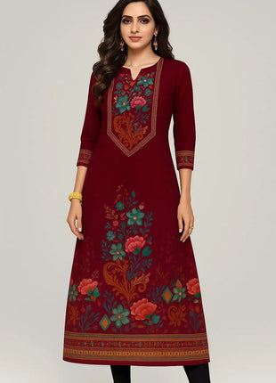 Muslim Kurt Women's Fashionable Dress With Straight Tube Casual Round Neck Design And Various Vacation Styles Kurdische Kleider