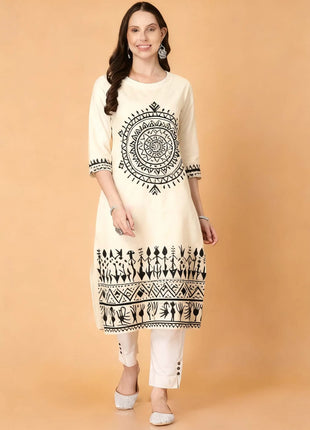 Muslim Kurt Fashionable Dress With Straight Tube Casual National style Design Peacock Various Vacation Abito Donna Musulmana
