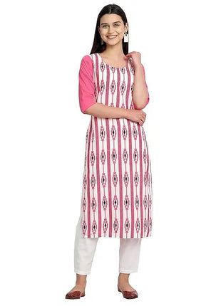 Muslim Dress Kurtta Women Fashionable Elegant National Style Straight Tube Casual Slit hem Colorful Elephant Peacock Pattern
