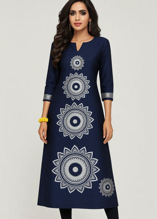 Dress Kurt women's Fashionable Long Sleeved Straight Tube Casual Elephant Pattern 2026 robe marocain islamic prayer clothes