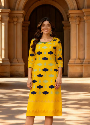 Muslim 2026 Kurt Christmas Women's Casual Fashion Comfortable Dress 2026 Slit hem Straight Tube Casual Ethnic Arabian Dress
