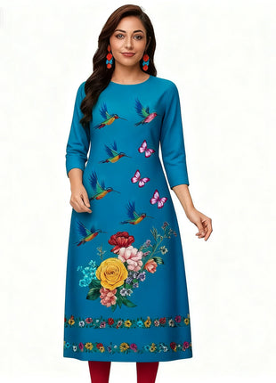 Muslim Black Dress Kurt Women's Fashionable Slit hem Straight Tube Casual Abito Donna Musulmana Girls Prayer Dress