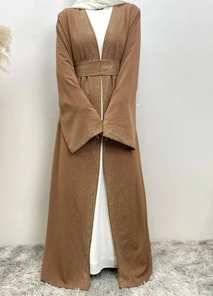 Ramadan Eid Dubai Open Black Muslim Kimono Abaya Damen Turkey Islam Abayas For Women Dress Kebaya Robe Femme Musulmane Kaftan