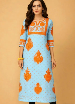 Muslim Flowers Kurt Christmas Women's Casual Fashion Comfortable Dress Long Sleeve Straight Tube Casual Ethnic Arabian Dress