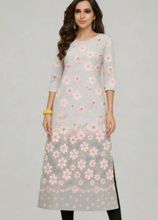 Muslim Kurt Fashionable Dress Straight Tube Casual National Style Design Abito Donna Musulmana Girls Prayer Dress Turkish Abaya