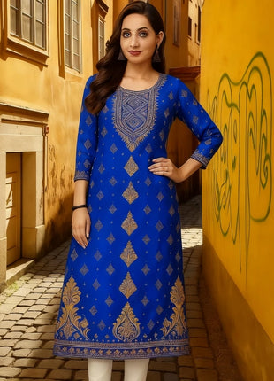 Women's Fashionable And Elegant Muslim Kurtta Straight Tube Casual Comfortable Dress 2026 Abito Donna Musulmana Slit hem