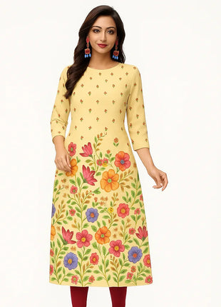 Muslim Kurtta Women's Casual Fashion Dress Slit hem Straight Tube Casual Ethnic Peacock National Style Abito Donna Musulmana