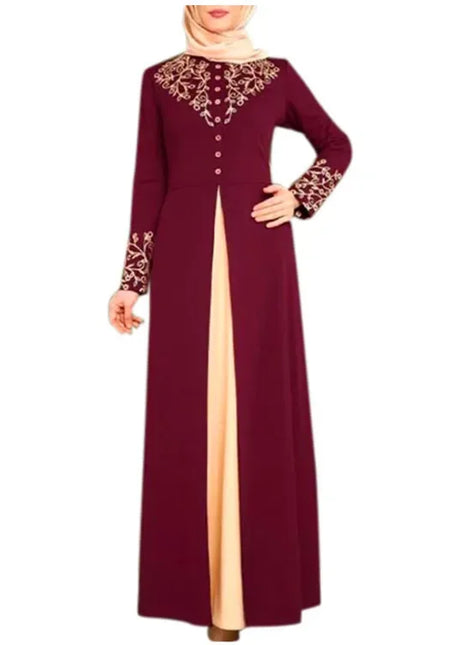 Muslim Dress Womens  Fashion Abaya Dubai  Appliques  Turkey   Women Elegant Long