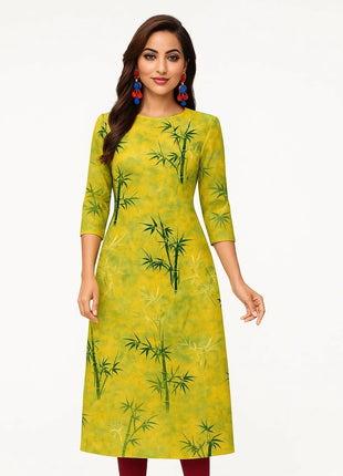 Muslim Dress Kurt Fashionable Elegant National Style Straight Tube Casual Slit Hem Elephant Peacock Pattern Women Dress Abaya