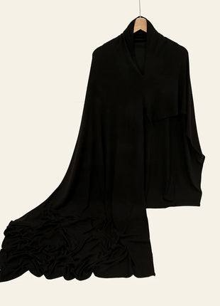 Fashion Modal Jersey Hijab Instant Scarf Muslim Woman Bonnet Hijab Shawl Lady Soft Long Wraps Church Prayer Turban Headband