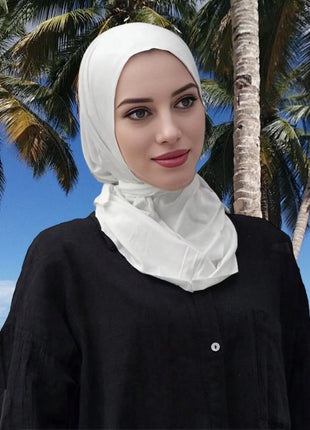Modal Cotton Jersey Hijab Scarf Long Muslim Shawl Plain Soft Turban Tie Head Wraps For Women Africa Headband
