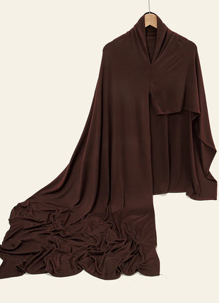 Fashion Modal Jersey Hijab Instant Scarf Muslim Woman Bonnet Hijab Shawl Lady Soft Long Wraps Church Prayer Turban Headband