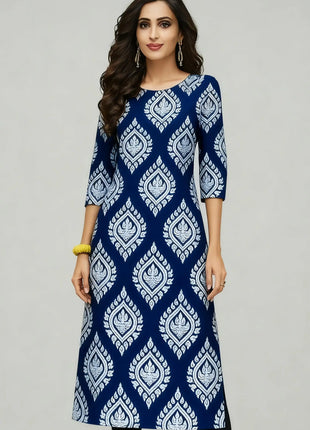 Muslim Dress Kurt Women Fashionable Elegant Straight Tube Casual Slit hem Color Elephant 2026 Pattern Tenue De Priere Femme