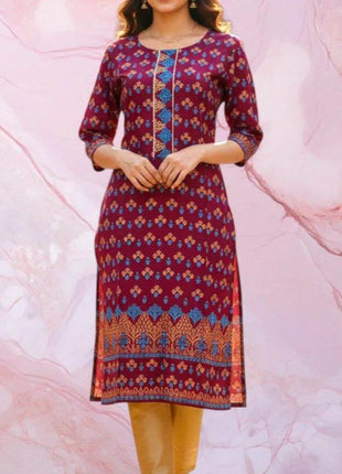 2026 Women's Kurt Fashionable And Elegant Straight Tube Casual O-neck Peacock Pattern New Comfortable Dress Abayas Femme