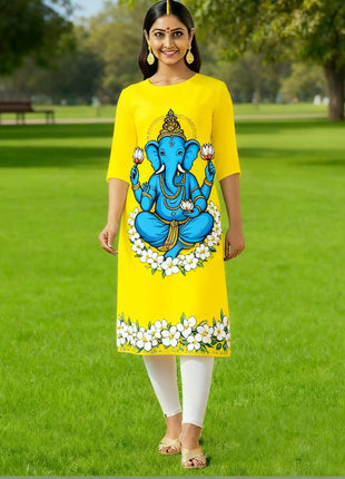 Muslim Dress Kurt Womens Fashionable Elegant National style Straight Tube Casual Slit hem Elephant Islamic Clothing For Women