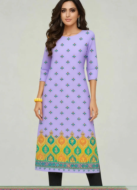 Muslim 2026 Dress Kurt Women's Fashionable And Elegant Slit Hem Kurtta Straight Tube Casual Modest Dress Abito Donna Musulmana