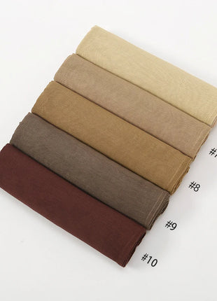 Fashion Modal Hijab Rayon Cotton Shawls Muslim Hijabs For Women Plain Scarf Big Size Headscarf Islamic Turban Headband 190*85cm