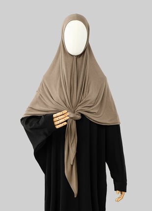 145*145cm Large Size Jersey Modal Square Scarf Stretchy Muslim Instant Hijab Layer Khimar Eid Islamic Women Prayer Headscarf