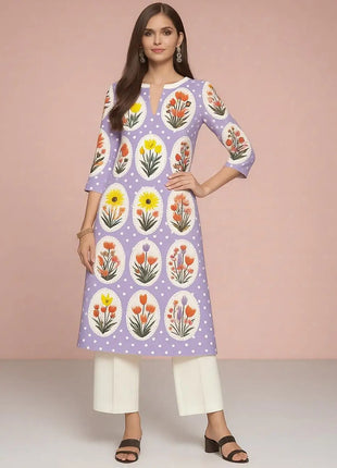 Muslim 2026 Women's Kurt Fashionable And Elegant Straight Tube Casual Peacock Pattern Flowers Comfortable Dress Abayas Femme