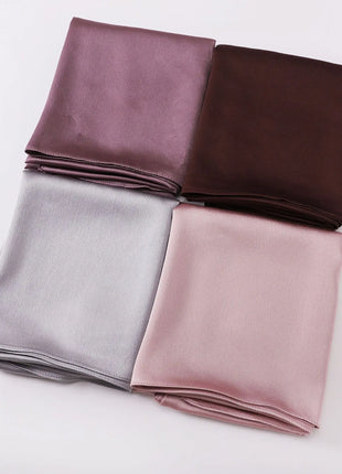 New Bubble Chiffon Hijab Scarf Handmade Flower Beaded Anchor Satin Silk Scarf  Hijabs for Women Turban Femme Ramadan Islamic