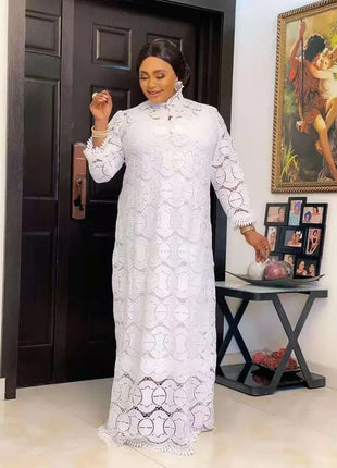 Velvet African Dresses for Women Evening Party Dress Dashiki Africa Clothing Long Robe Dubai Moroccan Flare Sleeve Nigeria Gown