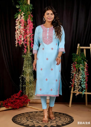 Muslim Women's Casual Fashionable Comfortable Straight Tube Casual Ethnic Turkish Abaya National style Abito Donna Musulmana