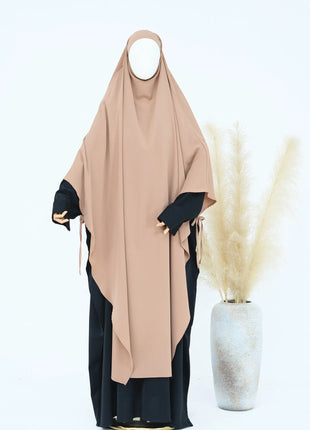 Eid Muslim Women Khimar Hijab Islamic Dubai Solid Color Scarves Turban Arab Ladies Praying Headdress Ramadan Long Headscarf 2025