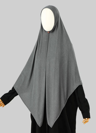 145*145cm Large Size Jersey Modal Square Scarf Stretchy Muslim Instant Hijab Layer Khimar Eid Islamic Women Prayer Headscarf