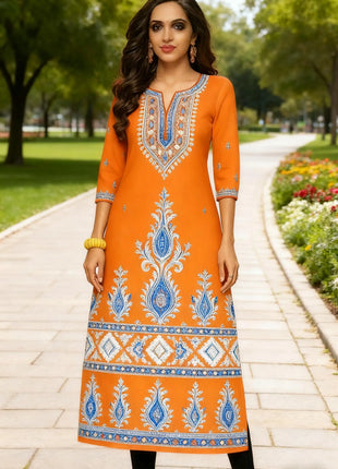 Muslim Women Kurt Casual Dress Middle Eastern Straight Casual Ethnic Flower Mandarin National Style Caftan Marocain Femme