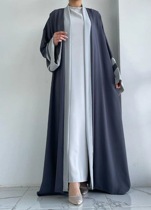Eid Muslim Dress & Abayas for Women 2 Piece Set Musulman Ensembles Morocco Ramadan Caftan Abaya Kaftan Dubai Arab Long Robe 2024