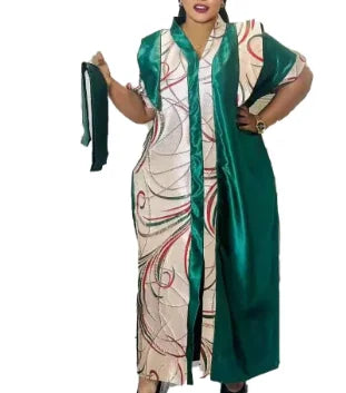 African Dresses for Women Autumn African Women Long Sleeve Plus Size Long Dress Maxi Dress Christmas Robes African Clothes